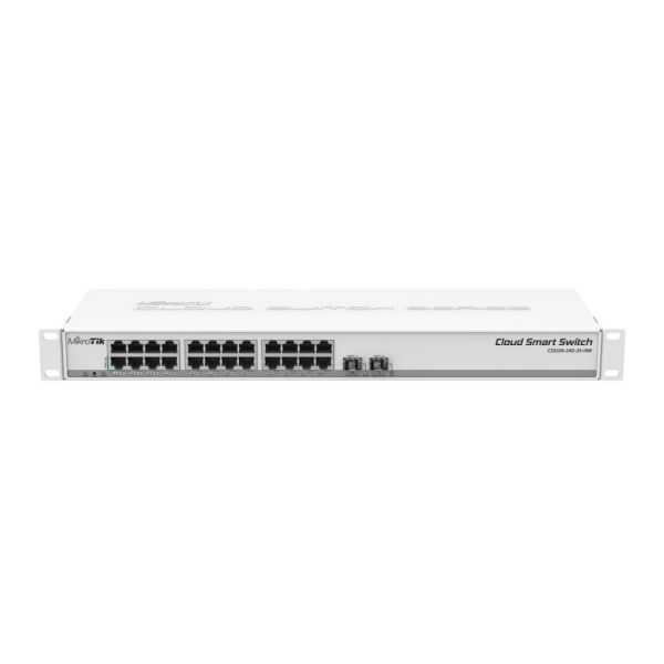 Коммутатор MikroTik CSS326-24G-2S+RM 24x1 Гбит/сек, управляемый