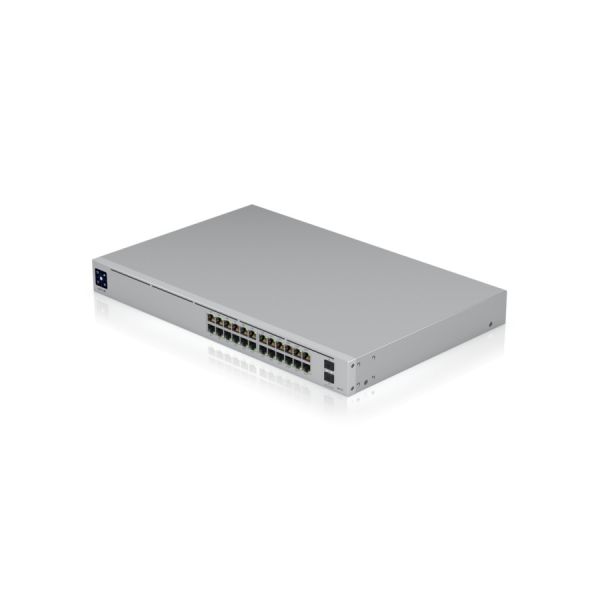 Коммутатор Ubiquiti UniFi Switch Pro 24 POE 24x65.472 млн пак/с, управляемый