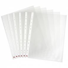 Папка-вкладыш Бюрократ СуперЛюкс 100TSLux тисненый А4+ 100мкм (100шт)