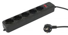 Сетевой фильтр PC PET AP01006-1.8-BK 1.8м (5 розеток) черный